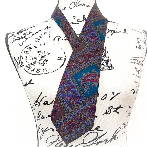 💕Very handsome vintage style Mens Silk Tie💕 - Picture 6 of 14